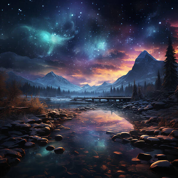 Midnight Mirage - Art Print