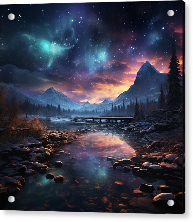 Midnight Mirage - Acrylic Print