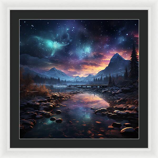 Midnight Mirage - Framed Print