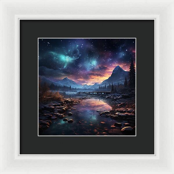 Midnight Mirage - Framed Print
