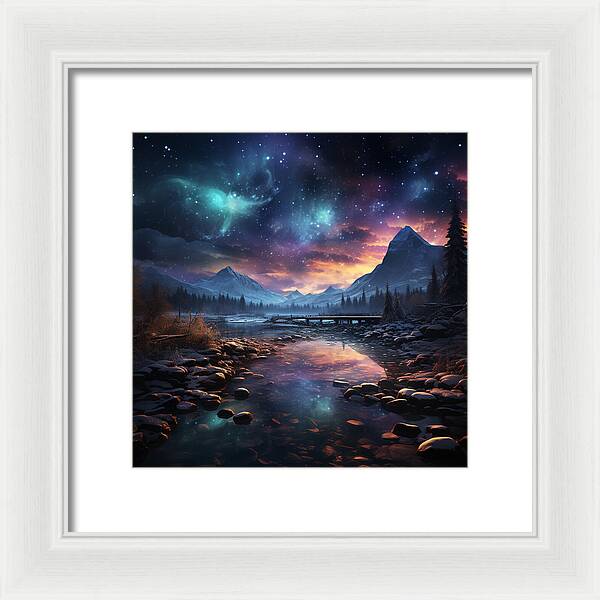 Midnight Mirage - Framed Print