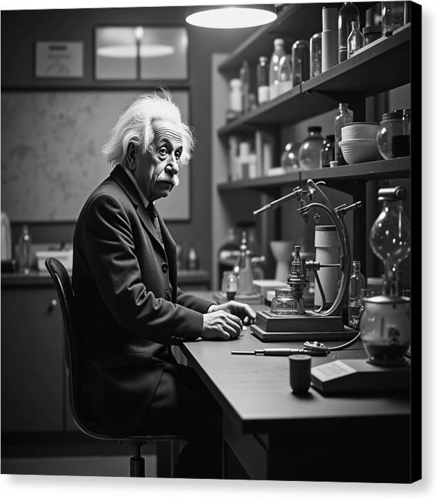 Moment Before Revelation Dark - Canvas Print