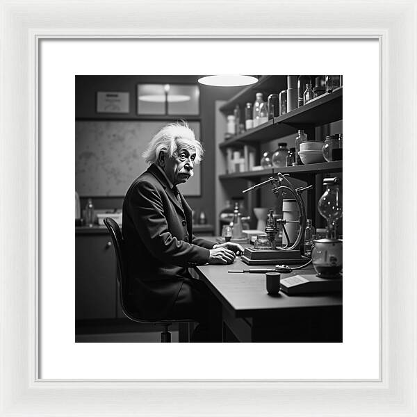 Moment Before Revelation Dark - Framed Print