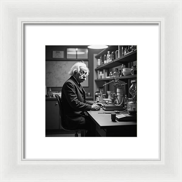 Moment Before Revelation Dark - Framed Print