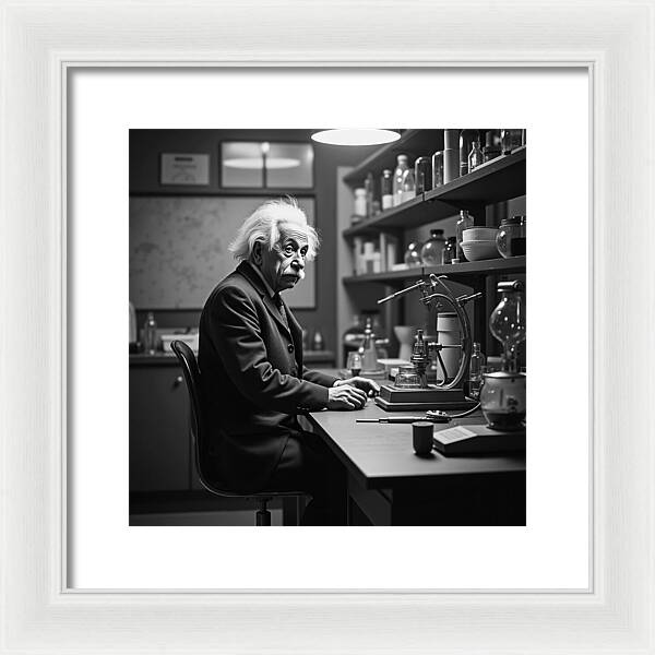 Moment Before Revelation Dark - Framed Print