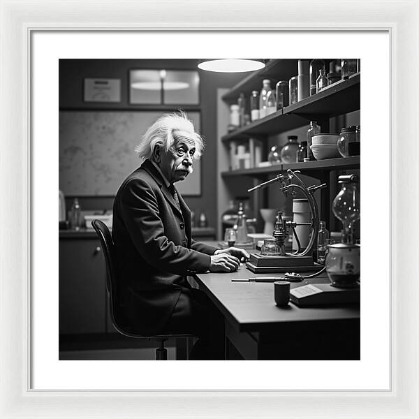 Moment Before Revelation Dark - Framed Print