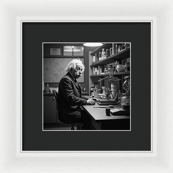 Moment Before Revelation Dark - Framed Print