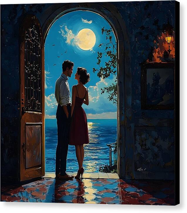 Moonlit Whispers - Canvas Print