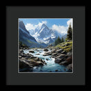 Switch Mountain Stream - Framed Print 2 image