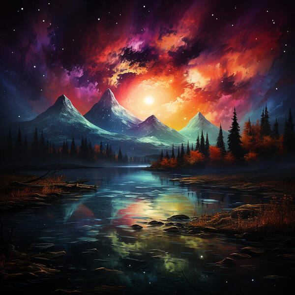 Mystic Horizons - Art Print