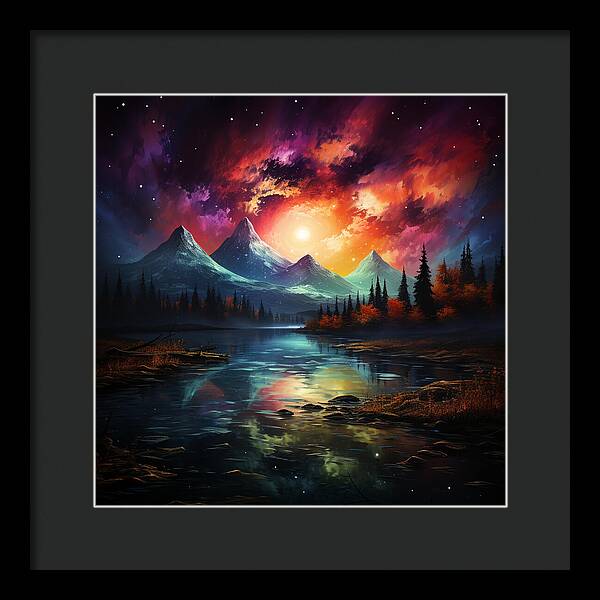 Mystic Horizons - Framed Print