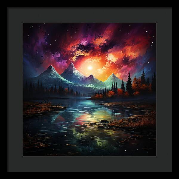 Mystic Horizons - Framed Print