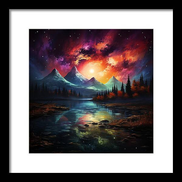 Mystic Horizons - Framed Print