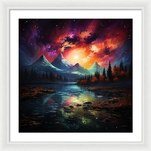 Mystic Horizons - Framed Print