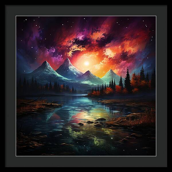 Mystic Horizons - Framed Print
