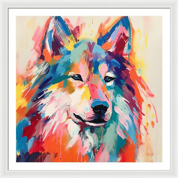 Mystic Husky - Framed Print