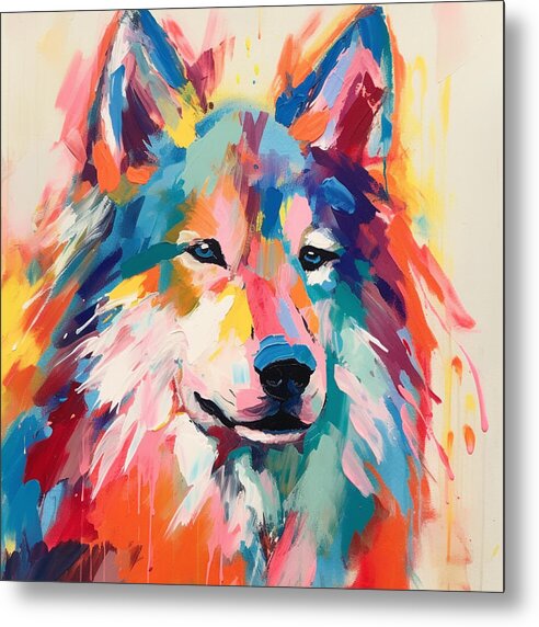 Mystic Husky - Metal Print