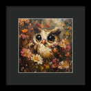 Switch Owl in Bloom - Framed Print 2 image
