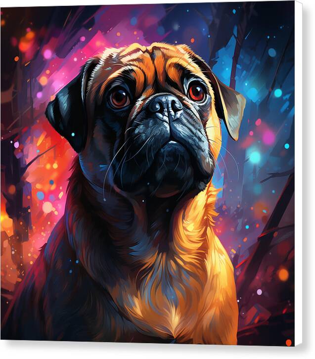 Pugs Prism - Canvas Print