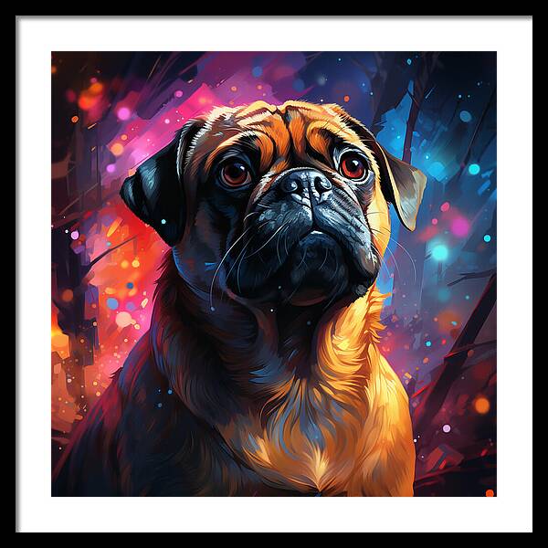 Pugs Prism - Framed Print