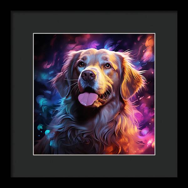 Radiant Retriever - Framed Print