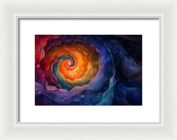 Rainbow Abyss - Framed Print