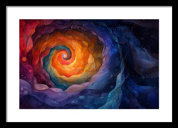 Rainbow Abyss - Framed Print