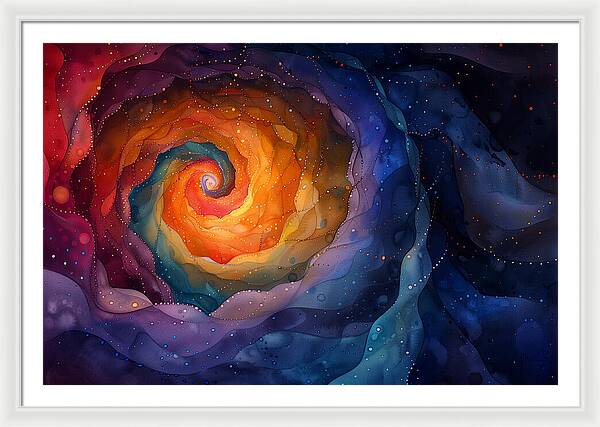Rainbow Abyss - Framed Print