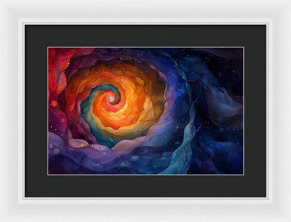 Rainbow Abyss - Framed Print