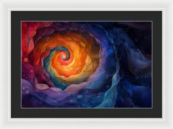Rainbow Abyss - Framed Print