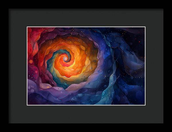 Rainbow Abyss - Framed Print