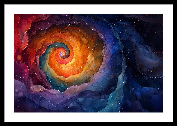 Rainbow Abyss - Framed Print