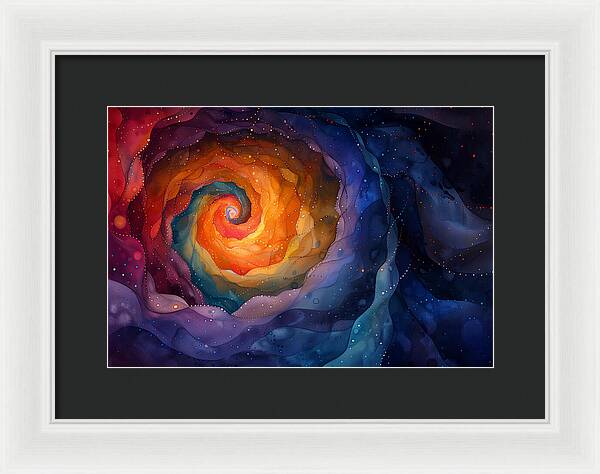 Rainbow Abyss - Framed Print