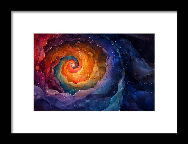 Rainbow Abyss - Framed Print
