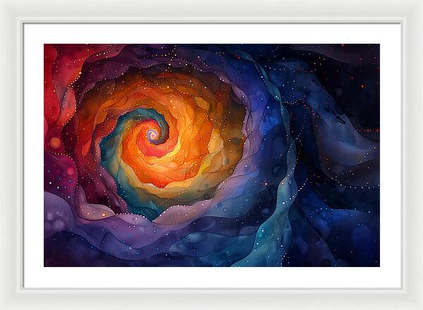 Rainbow Abyss - Framed Print