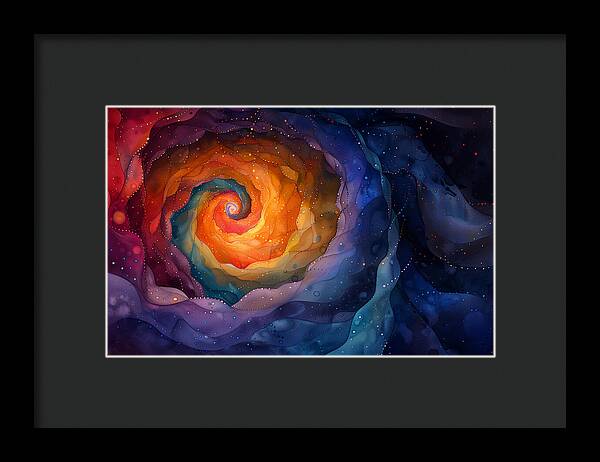 Rainbow Abyss - Framed Print
