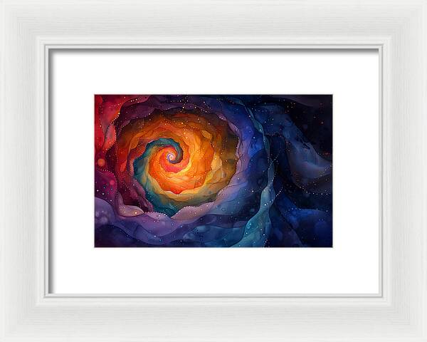 Rainbow Abyss - Framed Print