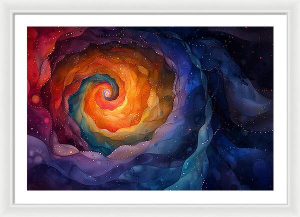 Rainbow Abyss - Framed Print