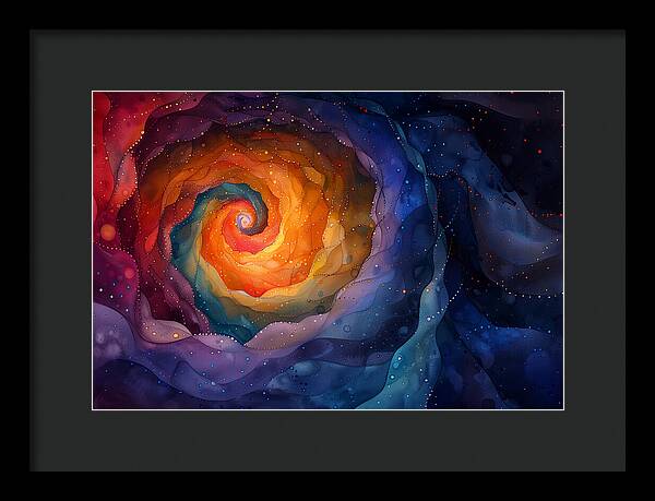 Rainbow Abyss - Framed Print