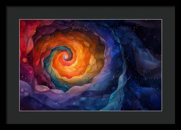 Rainbow Abyss - Framed Print