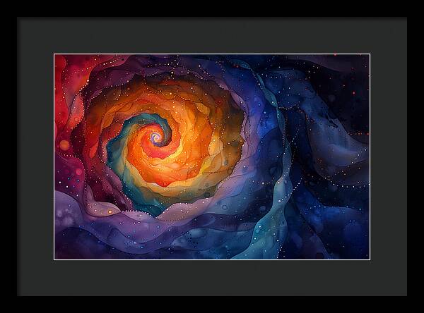Rainbow Abyss - Framed Print