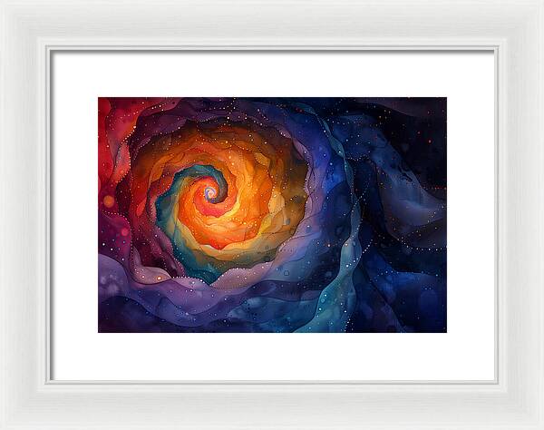 Rainbow Abyss - Framed Print