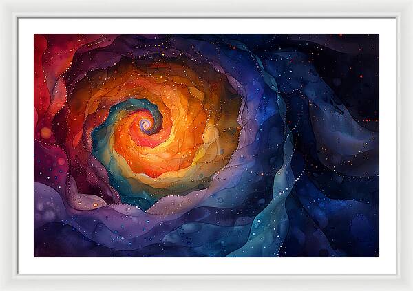 Rainbow Abyss - Framed Print