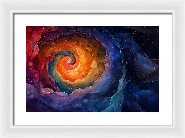 Rainbow Abyss - Framed Print