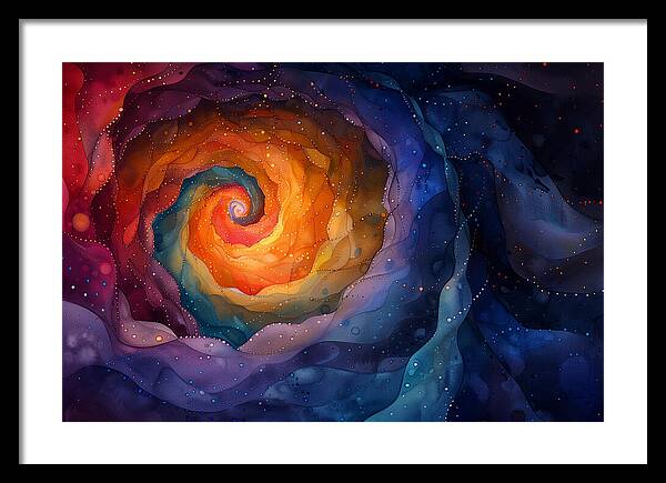 Rainbow Abyss - Framed Print