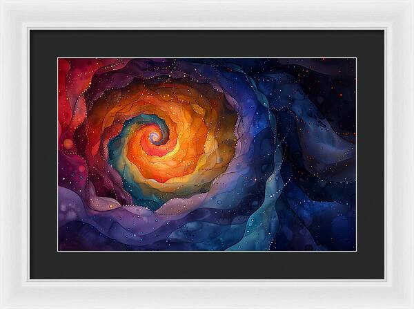 Rainbow Abyss - Framed Print