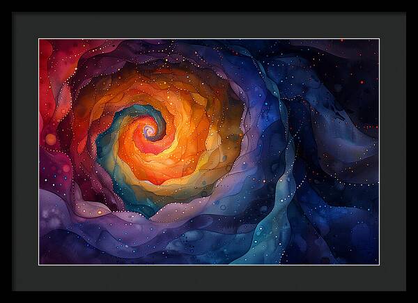 Rainbow Abyss - Framed Print