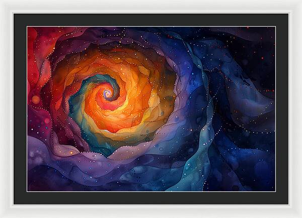 Rainbow Abyss - Framed Print