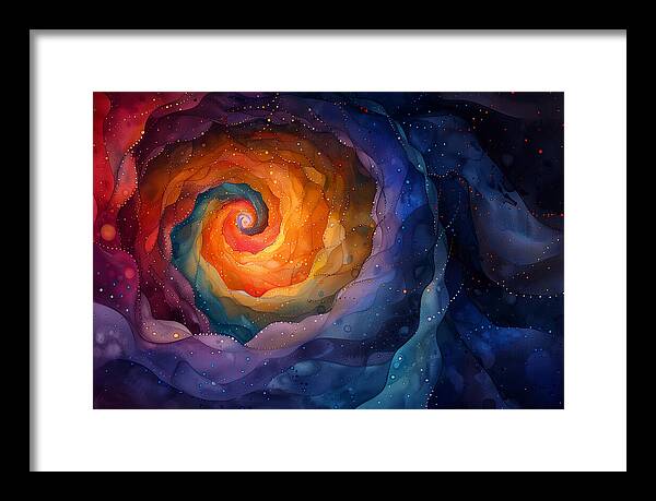 Rainbow Abyss - Framed Print