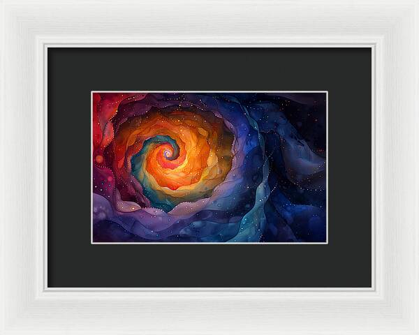 Rainbow Abyss - Framed Print